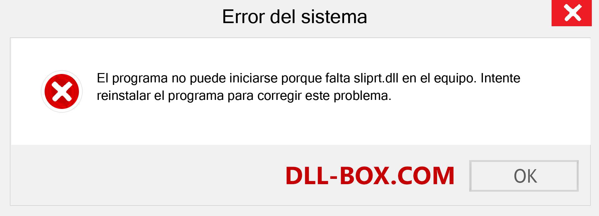 ¿Falta el archivo sliprt.dll ?. Descargar para Windows 7, 8, 10 - Corregir sliprt dll Missing Error en Windows, fotos, imágenes